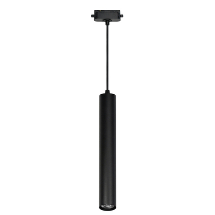 ULB-Q310 12W-4000K BLACK Светильник-прожектор светодиодный трековый. Подвесной. 1000 Лм. Белый свет 4000К. Корпус черный. ТМ Volpe