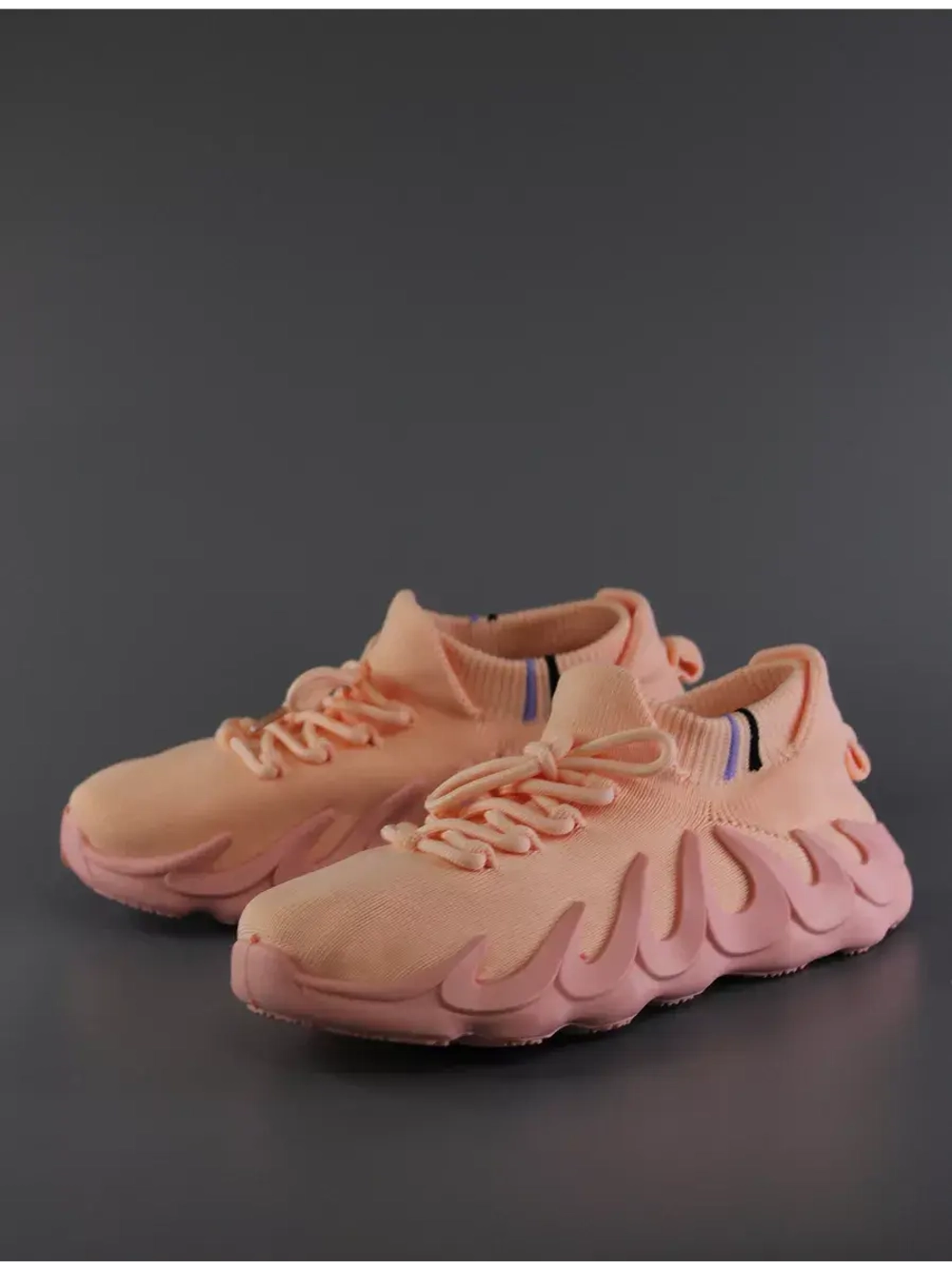 Кроссовки Изики детские - Yeezy boost- розовые
