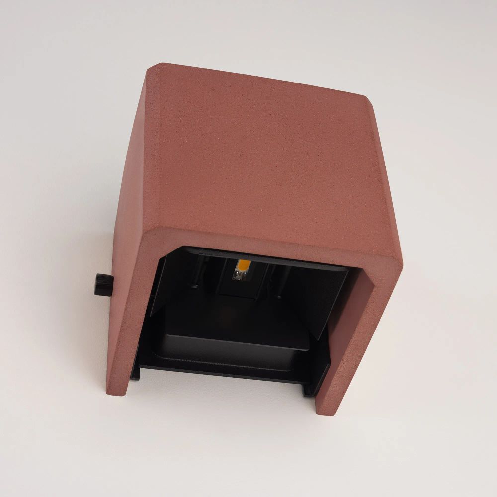 Светильник LGD-PERAN-WALL-S120x120-6W Warm3000 (Beige red, 0-80 deg, 230V) (Arlight, IP65 Бетон, 3 года) 061761