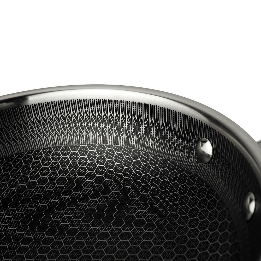 Сковорода d=28 см, h=4.5cм, "Honeycombs", нерж. 3-х слойная, Индукция, P.L. - ProffCuisine