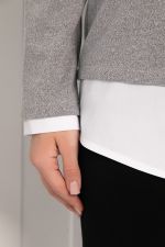 Пуловер На высоте (светло-серый) Б12757-12М LT Collection