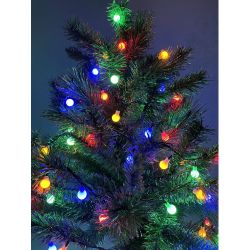 ENIN - 15BM ЭРА Гирлянда LED Нить Шарики d15мм, 5 м мультиколор, 220V | Гирлянды