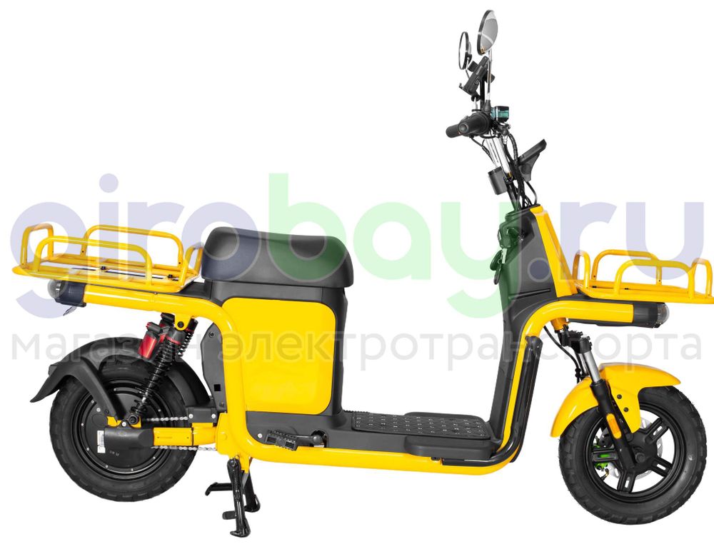 Электроскутер IKINGI XC-2 (60V/40Ah) - Желтый фото №6