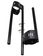 Регулируемая распорка на руки или лодыжки с замочками (Цвет: черный)