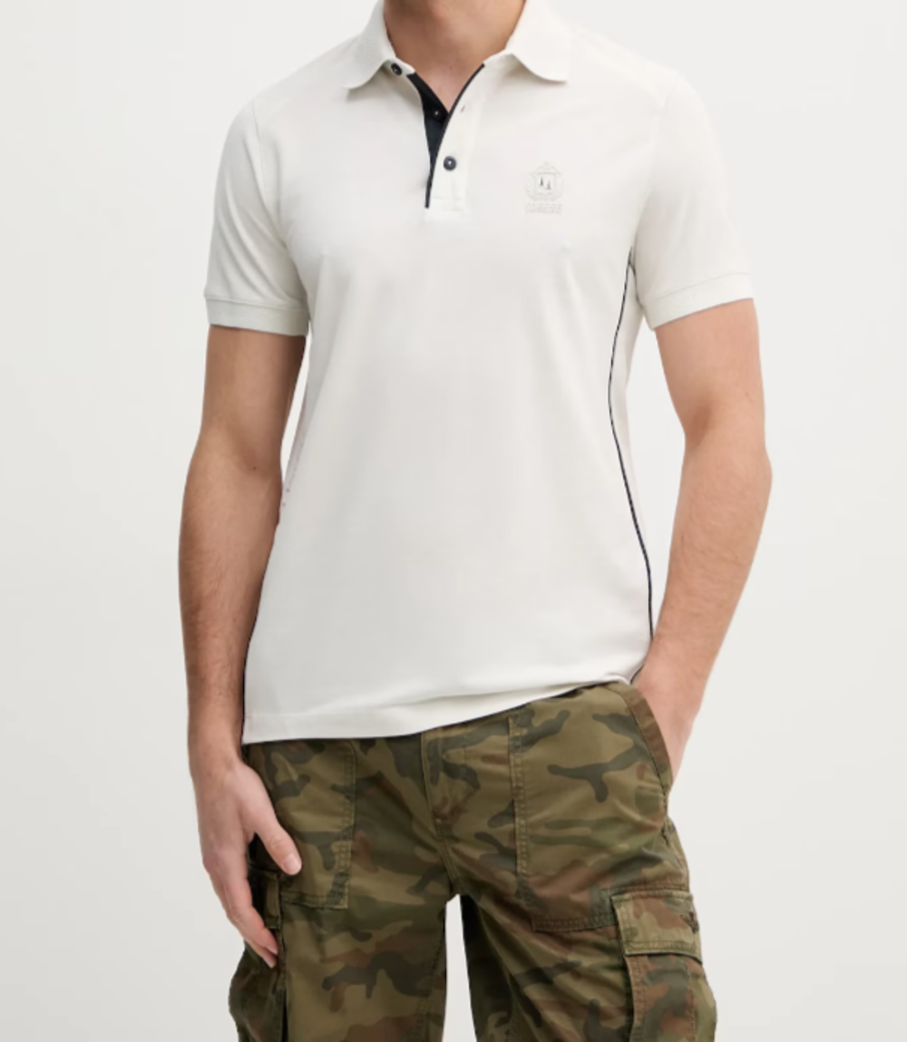 Футболка с воротом поло