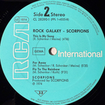 Scorpions ‎– Rock Galaxy 2LP (Германия 1980г.)