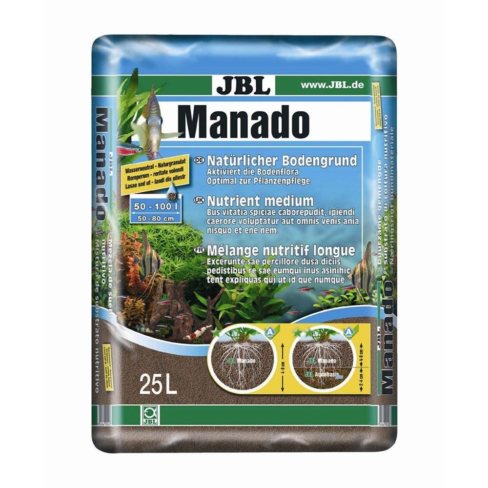 JBL Manado 25 л - питательный грунт для растительных аквариумов