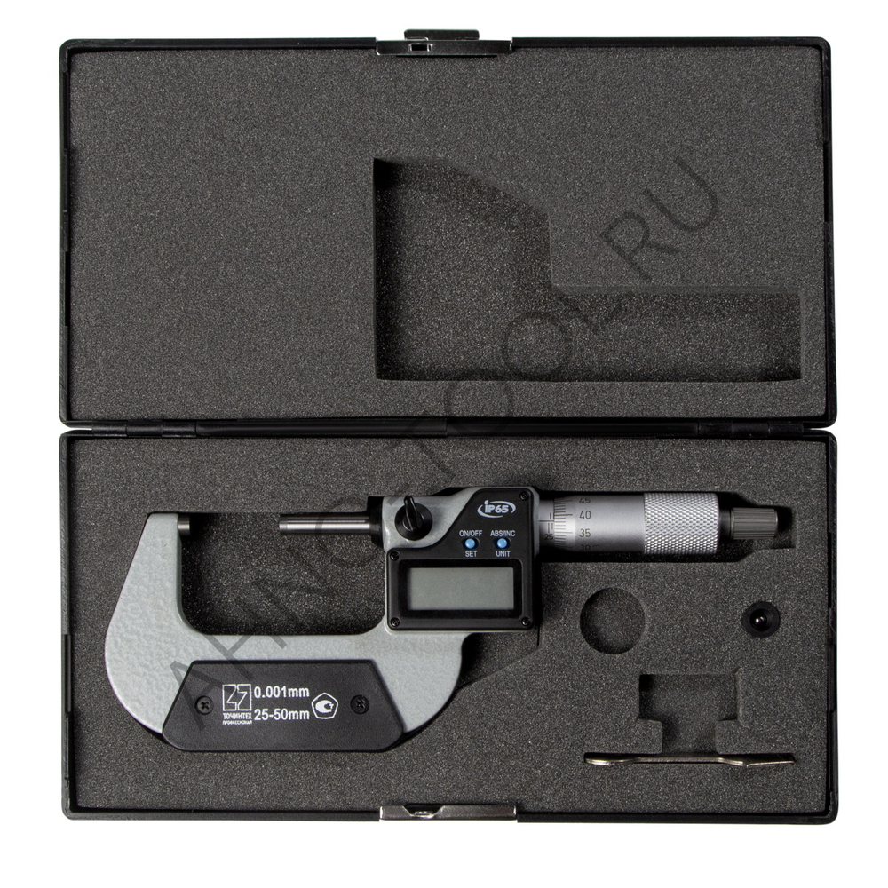 Микрометр цифровой МКЦ-50-0.001 ГОСРЕЕСТР 89035-23 ТОЧИНТЕХ-Профессионал