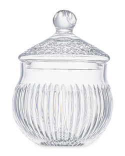 Конфетница с крышкой 17.5х23.5см Decor de table Дефанс прозрачная