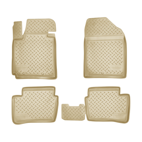 Ковры в салон Norplast/Unidec для Kia Picanto в кузове TA (2011-), Бежевый, арт.NPL-Po-43-27-B