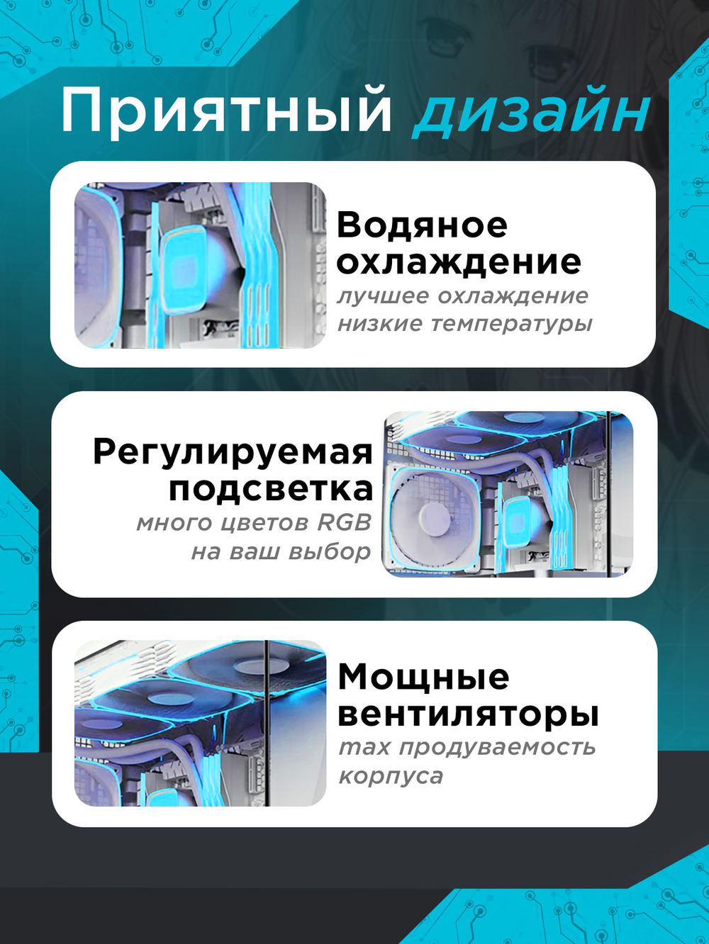 Мощный игровой компьютер Intel i7 14700KF 20ядер/RTX5080 16Gb/ 32GB DDR5/ SSD 1+1 ТБ/850W/Win 11 PRO