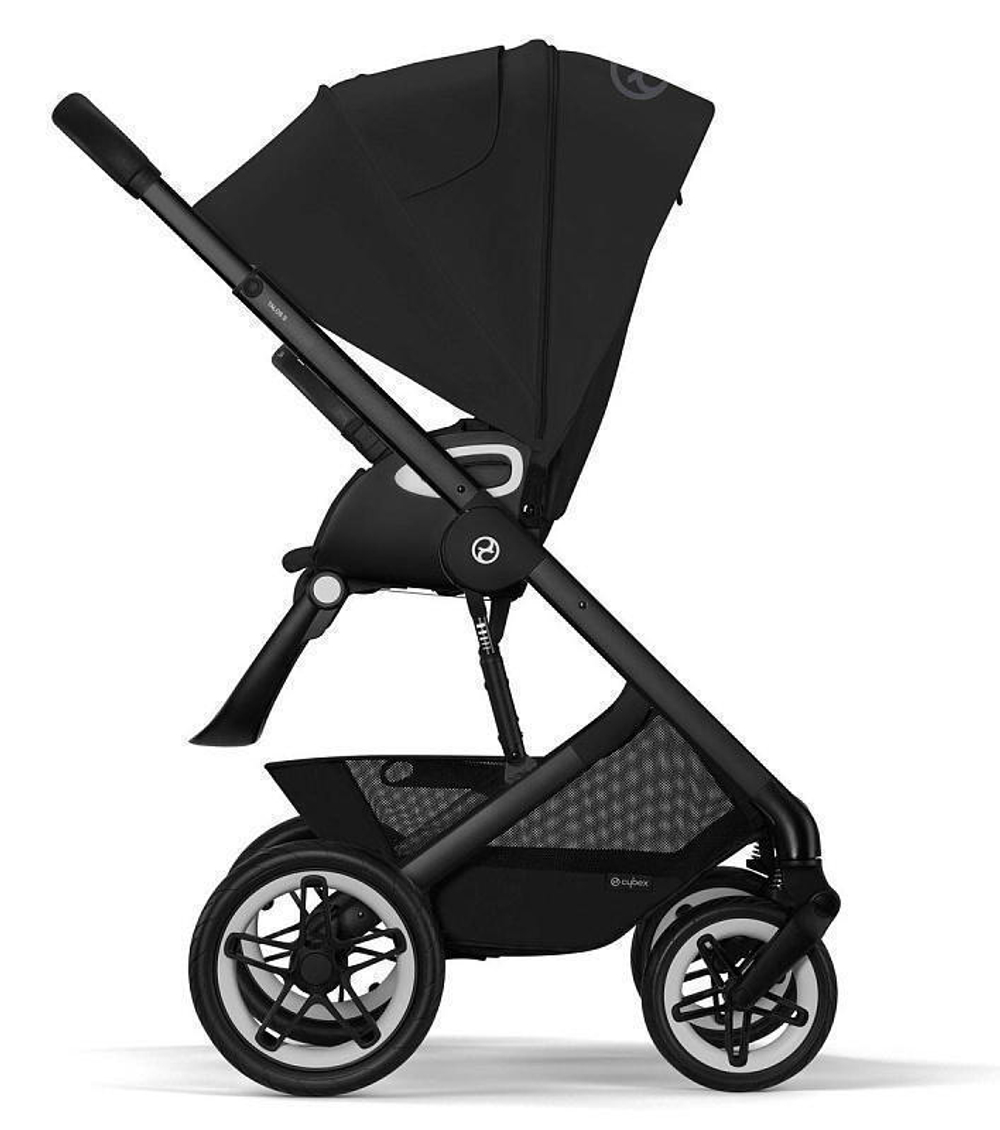 Коляска Cybex Talos S Lux BLK complete Cloud G Lava Grey 3 в 1 Moon Black с дождевиками