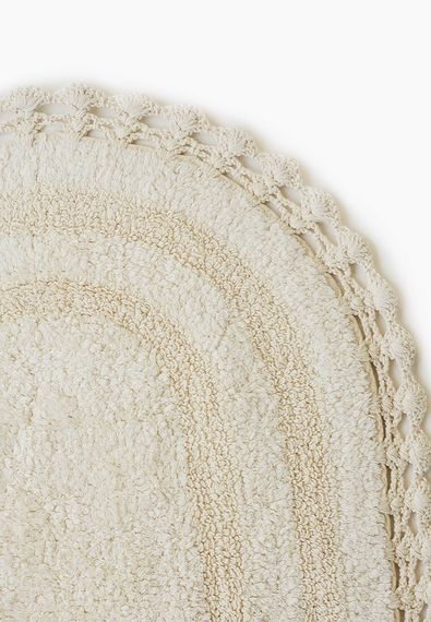 OLIVIA (крем) Набор ков. для ванной комнаты 60х100 и 50х50см