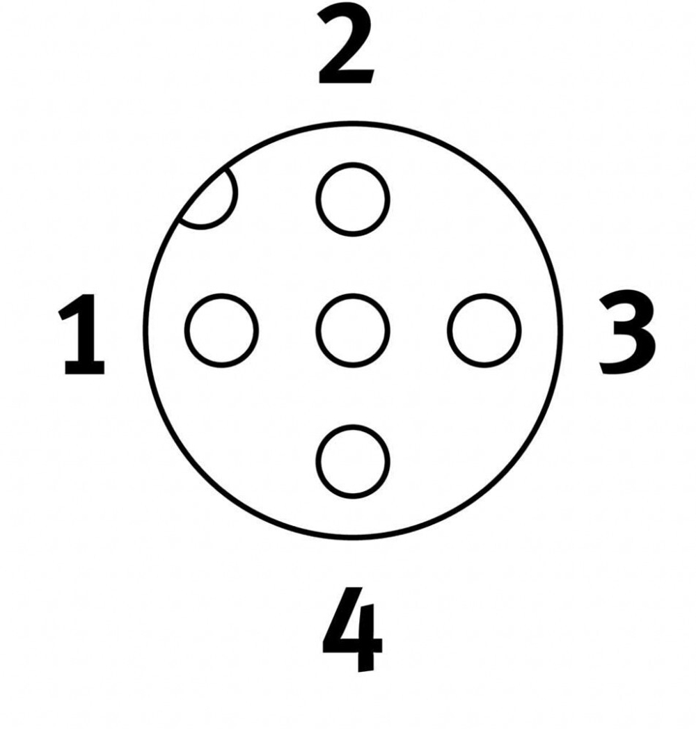 NEBB-M12W5-P-10-LE4 Соединительный кабель