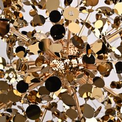 Подвесной светильник Tezani Argent Suspension Pendant lamp 85 gold D50