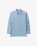 Рубашка YMKASHIX Velvet Пыльно-Голубая