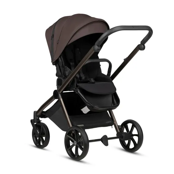 Коляска 3 в 1 Tutis Mio 3+ Essential Coffee Brown