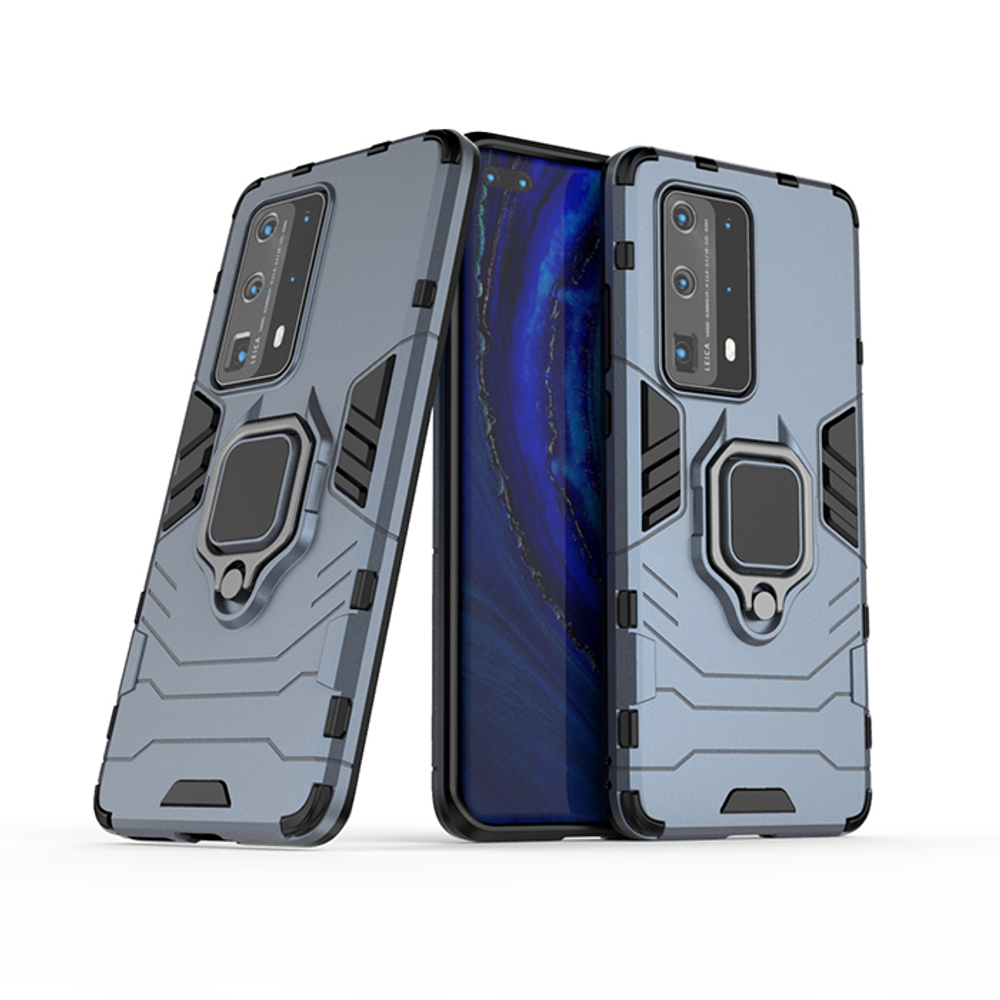 Противоударный чехол с кольцом Panther Case для Huawei P40 Pro+