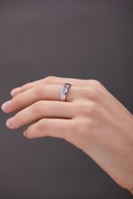 Кольцо Crystal Round с аметистом