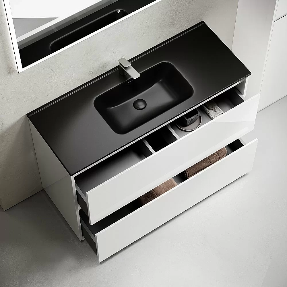 Тумба с раковиной Sancos Libra Floor 120 LB120F-1W белая