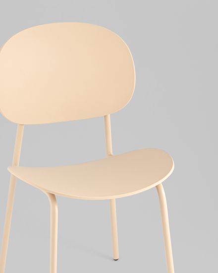 Стул Edie пластик желтый