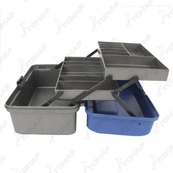 Ящик рыболова двухполочный синий (T-HS-FB2-B) Helios