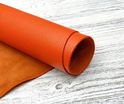 Luxury Tannery Orange (1,3-1,5 мм), цв. Оранжевый, натуральная кожа
