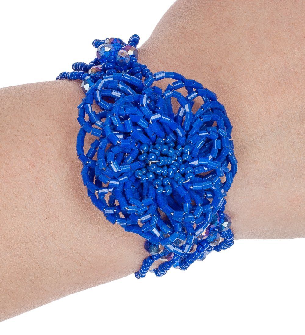 Y-BB030 Браслет из бисера и бусин «Кружево»