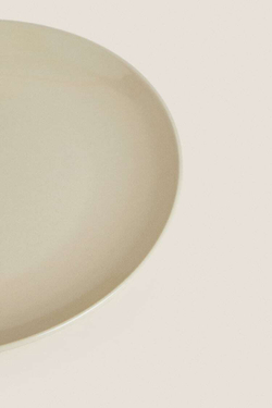 ZARA HOME ТАРЕЛКА ДЛЯ УЖИНА ИЗ КЕРАМОГРАНИТА, БЕЖЕВЫЙ