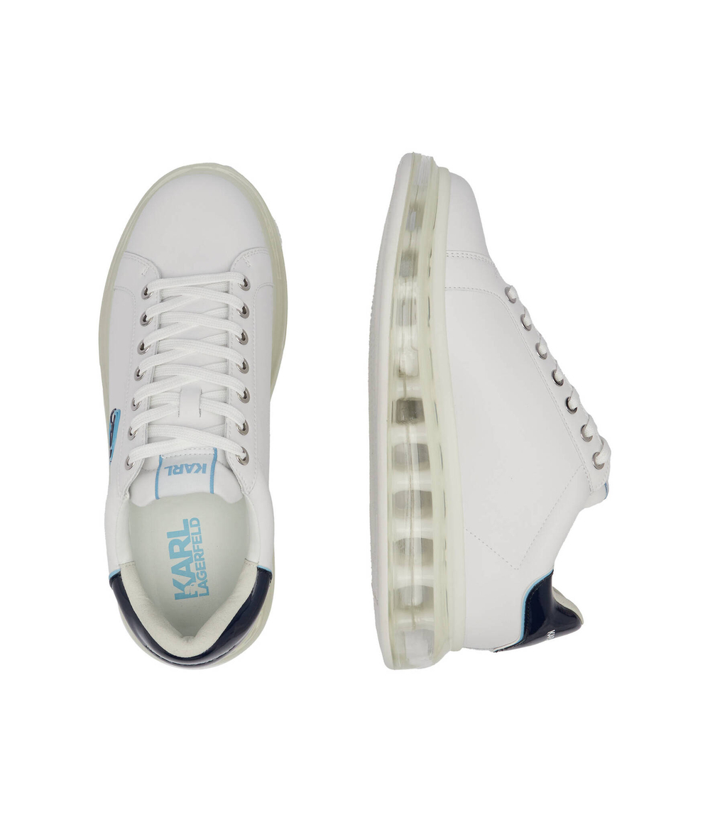 Кожаные кроссовки kapri kushion neonft lo lace Karl Lagerfeld - белый(KL52634)