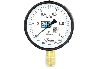 Манометр МП3-Уф 0-1 МПа кт.1,5 d.100 IP40 M20*1,5 РШ