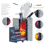 Комплект Авангард ЗК 25 (П2) Оптима 725/40 Талькохлорит кирпич