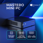 Неттоп Mastero Base, Intel i3-12100, 16Гб RAM, W11Pro, Retail, SSD 512Гб M.2 NVMe, BT5.0, Wi-Fi 6 (NTMST-I12100-16S512WP)