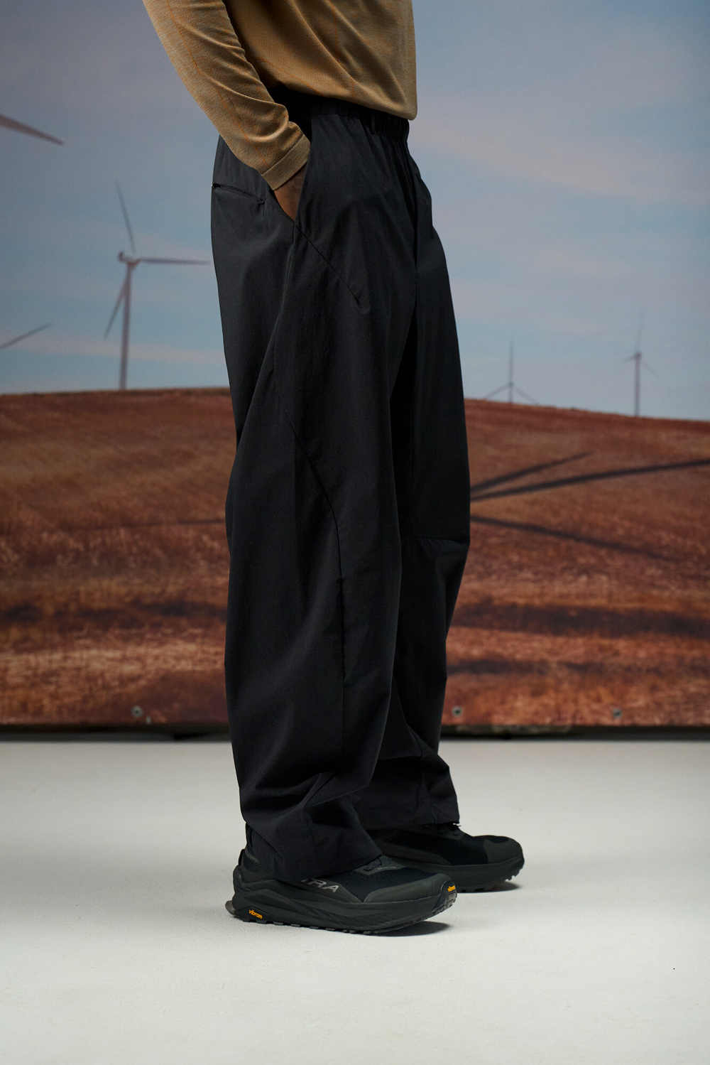 Брюки Nothomme Blue Monte Casual Straight-Leg Trousers "Dianchi Night Black"