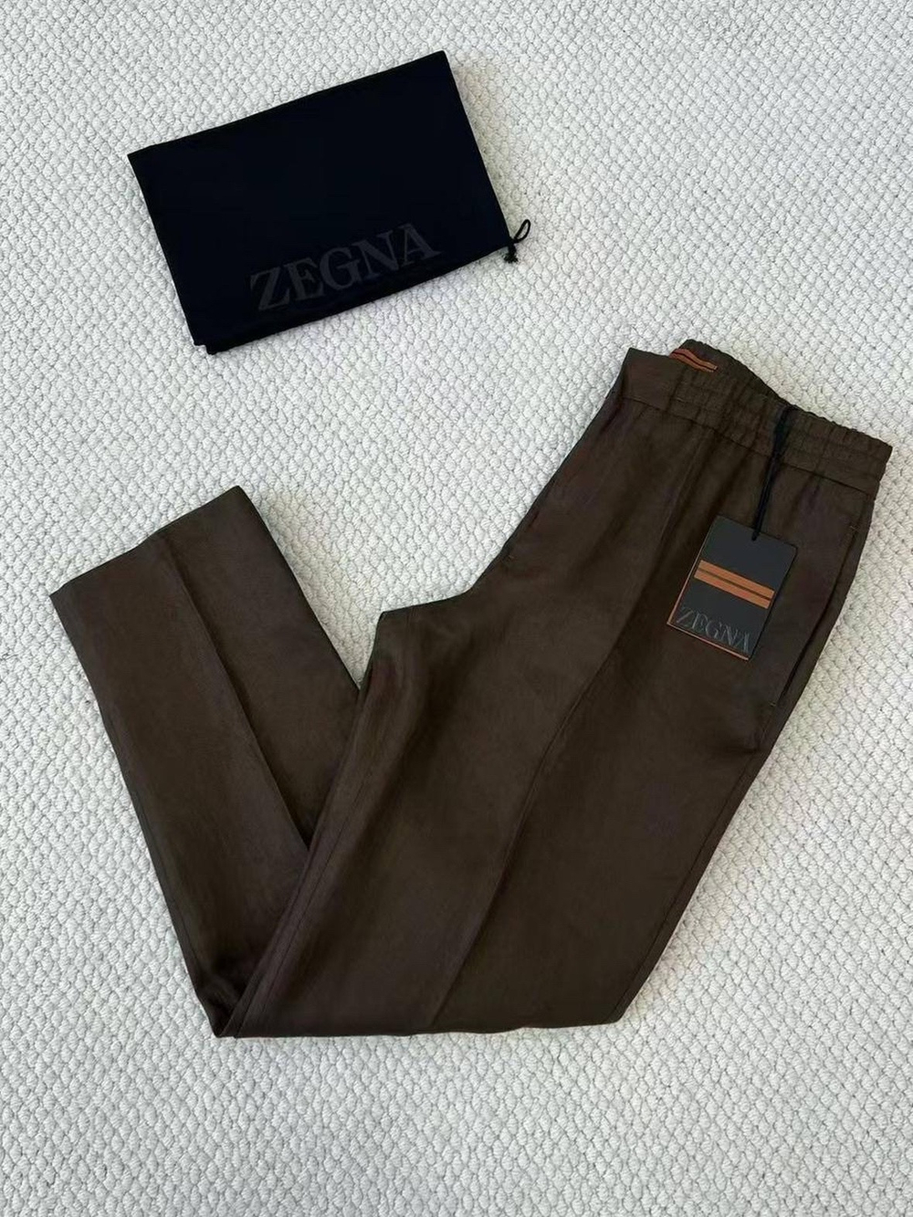Льняной костюм Ermenegildo Zegna
