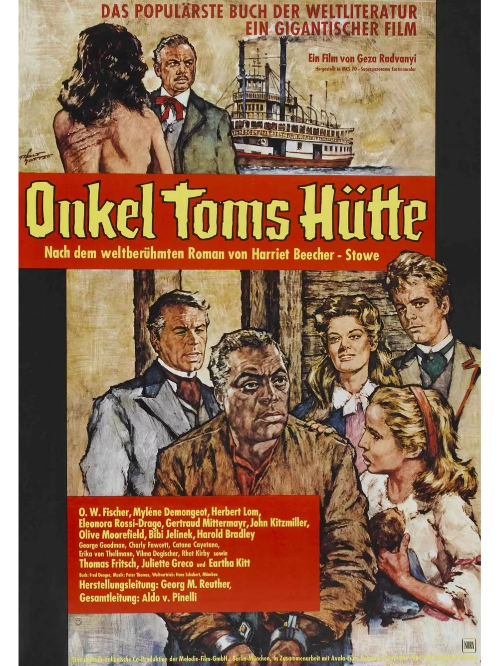 Хижина дяди Тома (1964) (DVD-R), Русский язык.