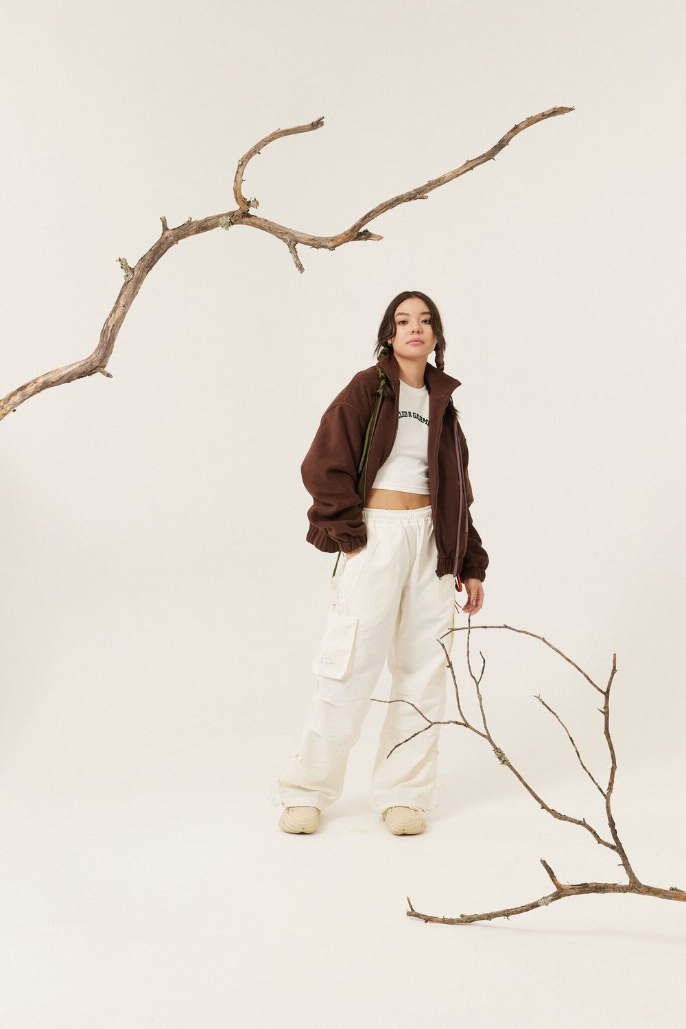 Куртка Called a Garment Флисовая FCF Logo Jacket
vol.2 коричневая