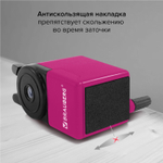 Точилка механическая BRAUBERG "JET" металлический механизм корпус красный (2 штуки в упаковке)