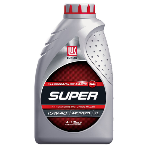 Масло Лукойл Super 15W40 SG/CD (1л) минеральное