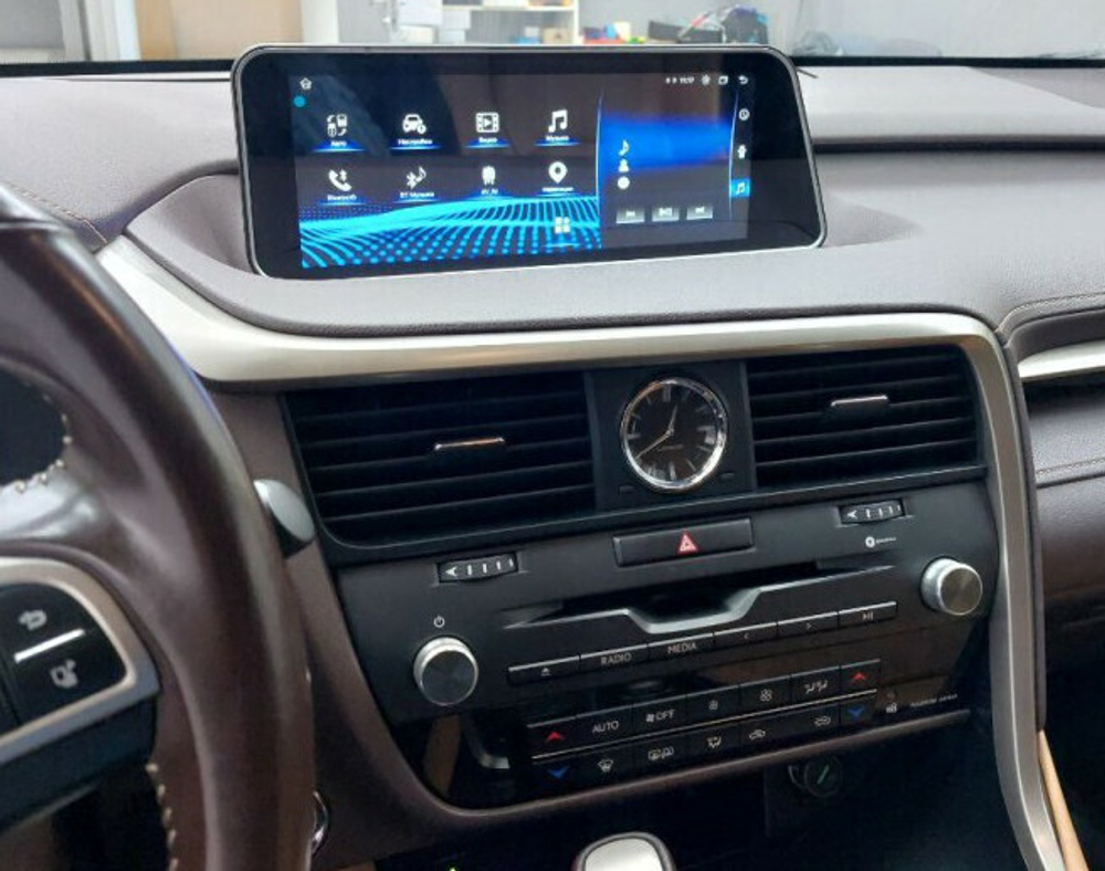Магнитола для Lexus RX 2015-2019 (со штатным 360) - Radiola RDL-LEX-RX15-High монитор 12.3" на Android 10, 8Гб+128Гб, CarPlay, 4G SIM-слот