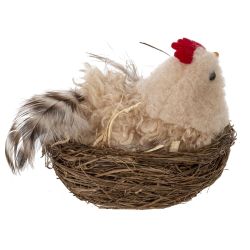 GAEM Изделие декоративное "Гнездо пасхальное" (блок 6шт), L7 W7 H7 см, 3в.