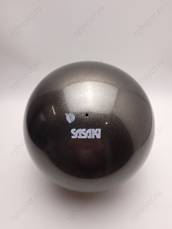 Мяч Sasaki 18,5 см серия "Металлик" Черный драгоценный GMB (Gem Black)