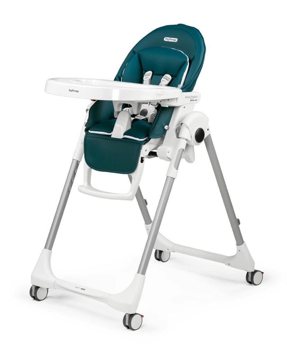 Стульчик для кормления Peg Perego Prima Pappa Follow Me Plus Petrolio