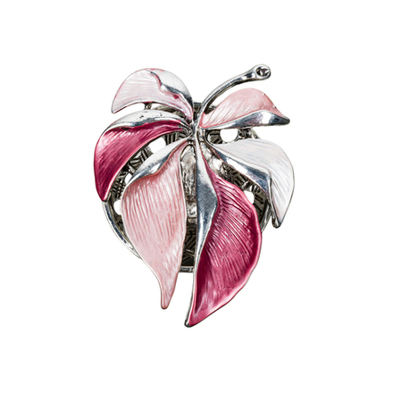 Брошь Shadore Лист резной XZ0863.7 R/S