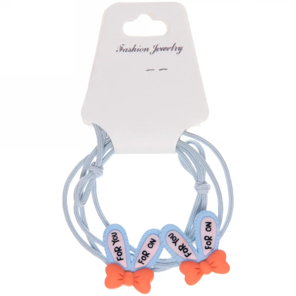 Резинки для волос детские 2 шт «Baby boom - Ушки», цвет микс, d-5,5см