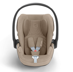 Коляска 3 в 1 Cybex Priam IV Rosegold complete и автокресло Cloud T i-Size Cozy Beige Plus Sepia Black