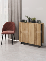 Стол - Книжка. Дуб Вотан - Антрацит