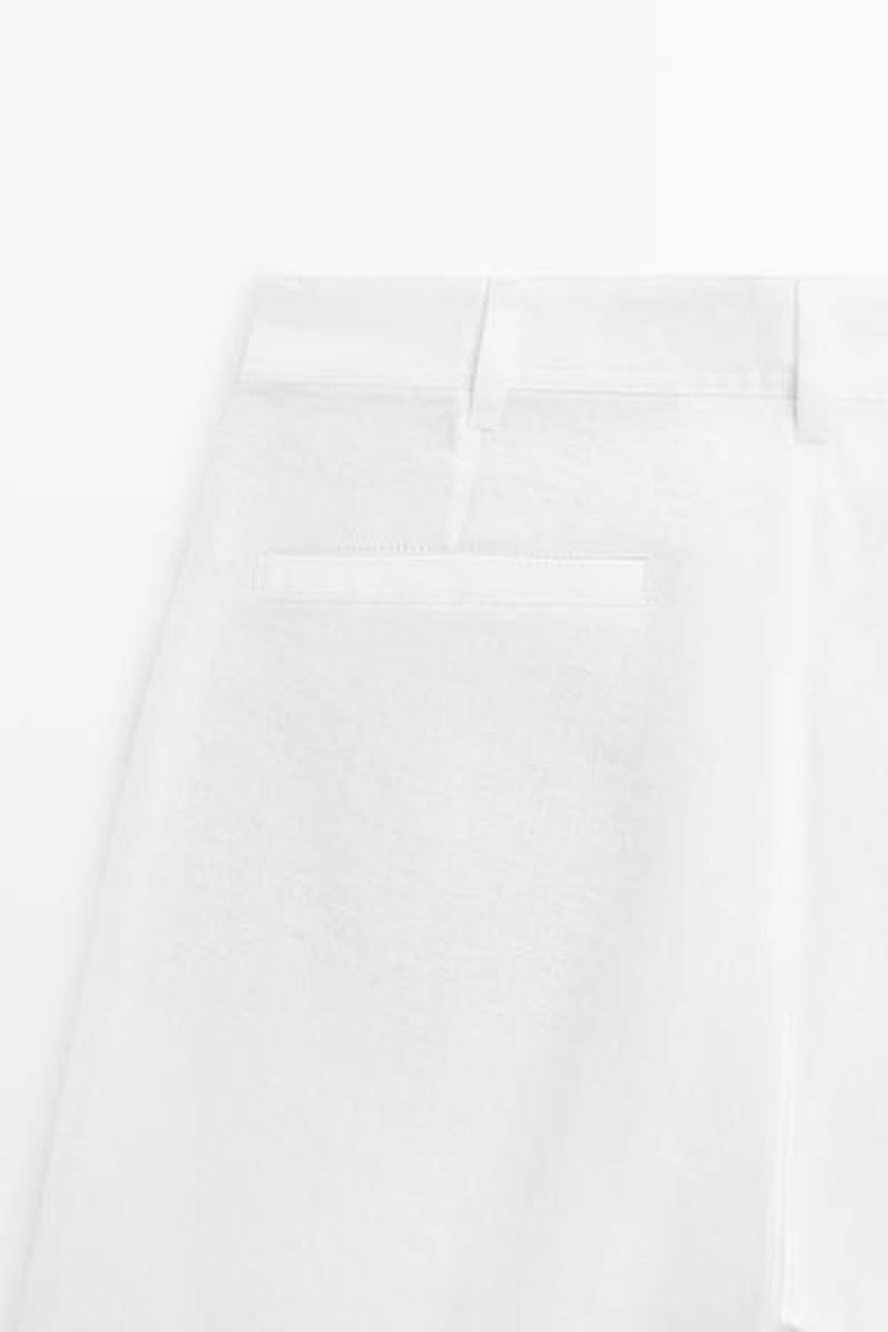 Massimo Dutti Короткие бермуды из 100% льна, белый