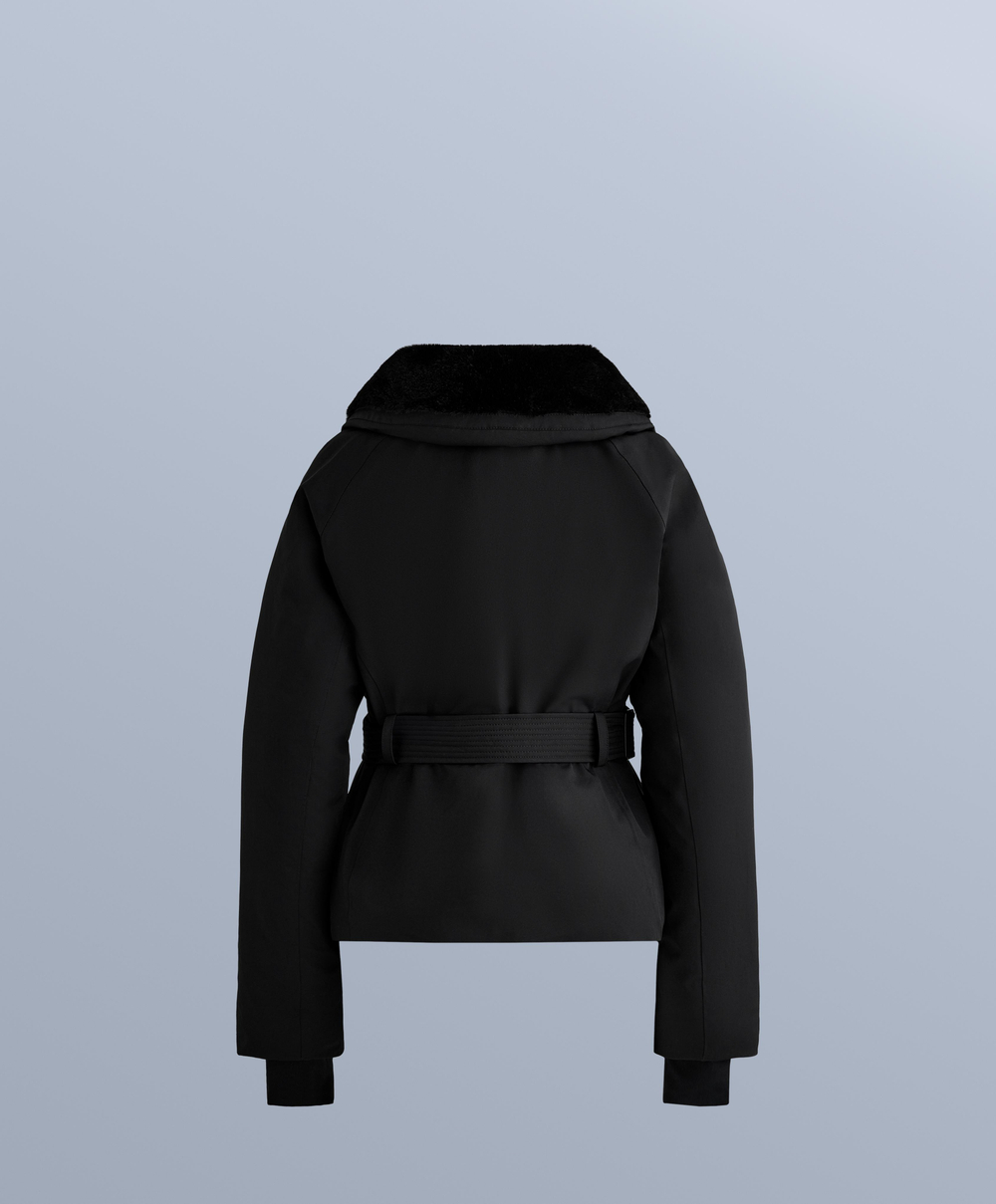 Oysho Водонепроницаемая утепленная куртка Primaloft® SKI, черный