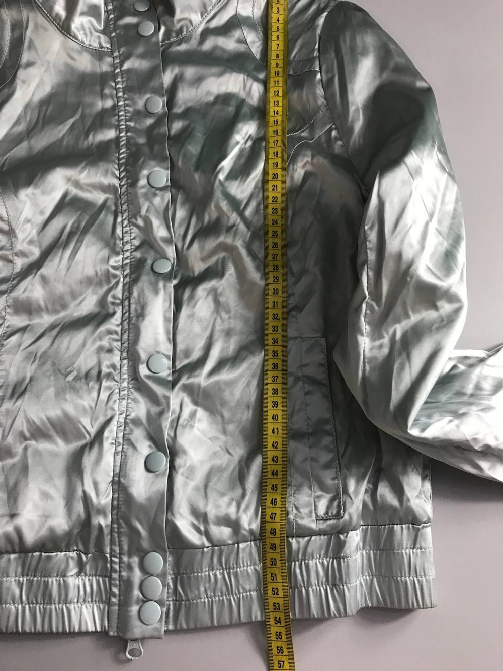 Куртка H&M модная для весны, маркировка 42, визуально 48 размер